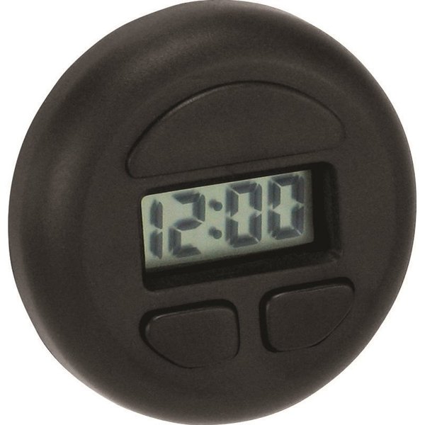 Genuine Victor Clock Digital Round Spot Blk 22-1-37003-8